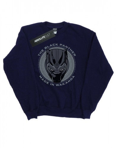 Front - Marvel Mens Black Panther Made in Wakanda Cotton Sweatshirt