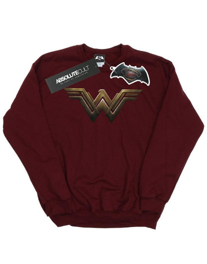 Front - DC Comics Mens Wonder Woman Logo Cotton Sweatshirt
