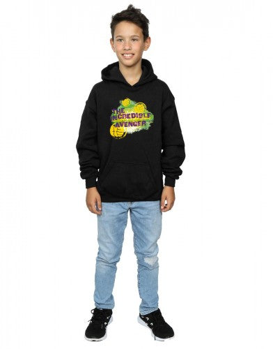 Black - Lifestyle - Marvel Boys Hulk Incredible Avenger Hoodie