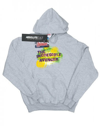 Front - Marvel Boys Hulk Incredible Avenger Hoodie