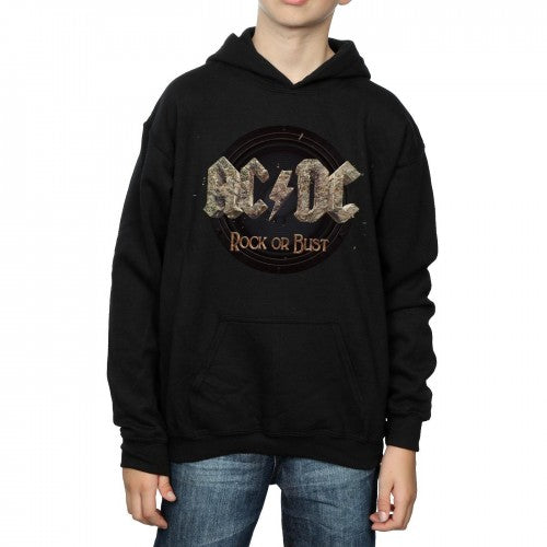 Black - Side - AC-DC Boys Rock Or Bust Hoodie