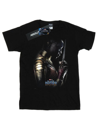 Front - Marvel Womens/Ladies Black Panther Okoye Poster Cotton Boyfriend T-Shirt