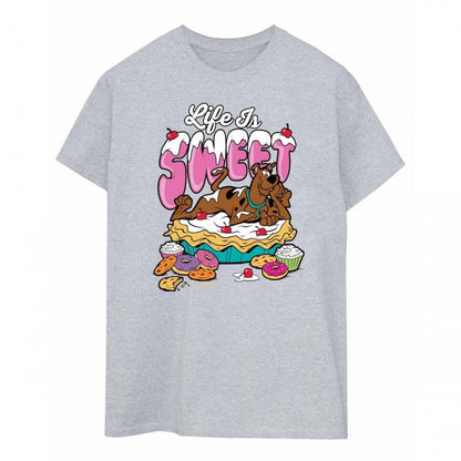 Front - Scooby Doo Mens Life Is Sweet T-Shirt