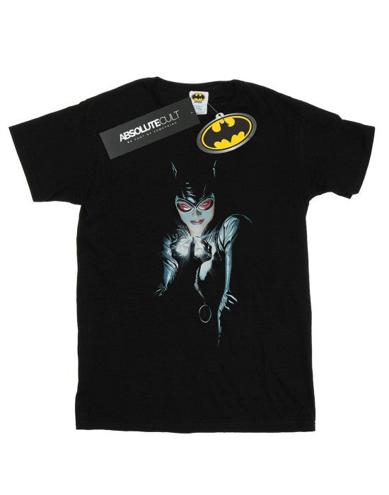 Front - DC Comics Mens Batman Alex Ross Catwoman T-Shirt