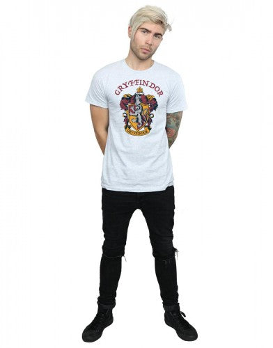 Sports Grey - Close up - Harry Potter Mens Gryffindor T-Shirt