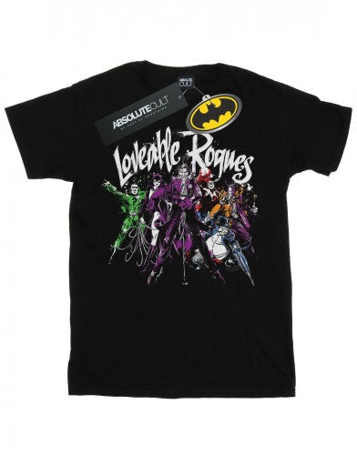Front - DC Comics Mens Batman Loveable Rogues T-Shirt