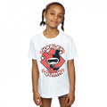 White - Pack Shot - Harley Quinn Girls Chibi Cotton T-Shirt