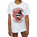 Front - Harley Quinn Girls Chibi Cotton T-Shirt