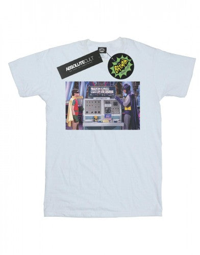 Front - DC Comics Womens/Ladies Batman TV Series Batcomputer Cotton Boyfriend T-Shirt