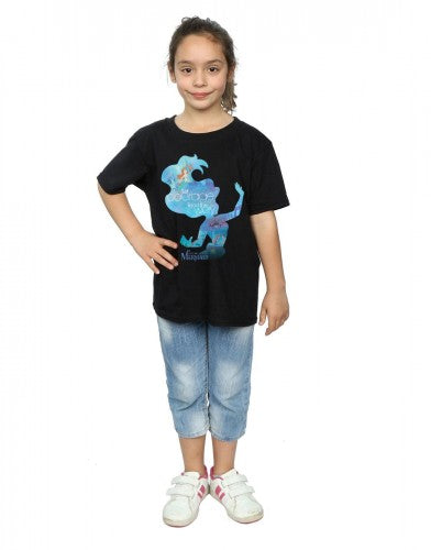 Black - Lifestyle - The Little Mermaid Girls Silhouette T-Shirt