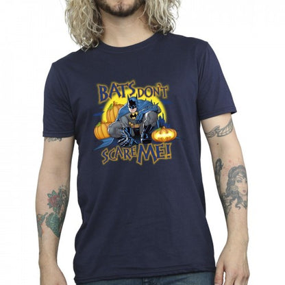 Navy Blue - Side - DC Comics Mens Batman Bats Don´t Scare Me T-Shirt