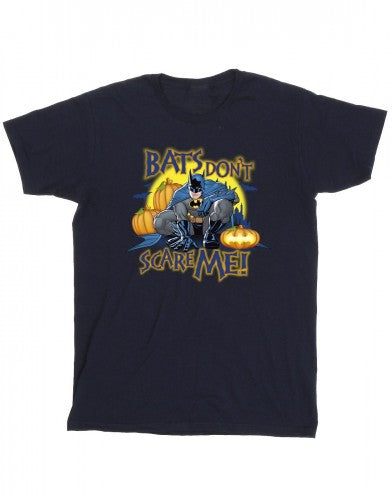 Front - DC Comics Mens Batman Bats Don´t Scare Me T-Shirt