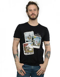 Black - Lifestyle - Frozen Mens Olaf Polaroid Cotton T-Shirt