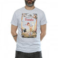 Front - Bambi Mens Retro Poster T-Shirt