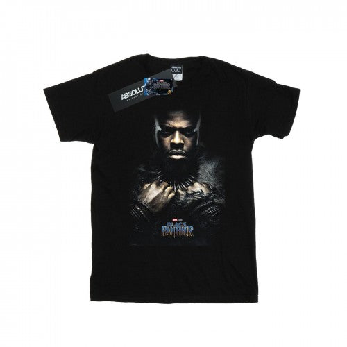 Front - Marvel Mens Black Panther M´Baku Poster T-Shirt