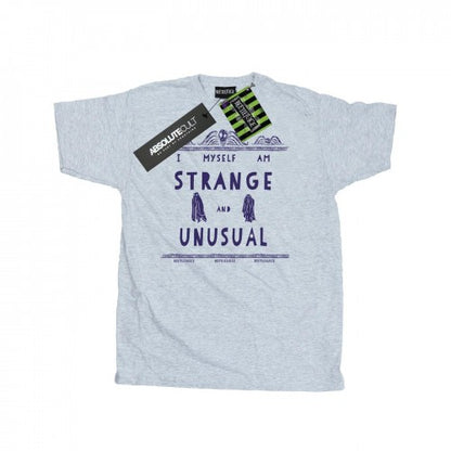 Front - Beetlejuice Mens Strange And Unusual T-Shirt