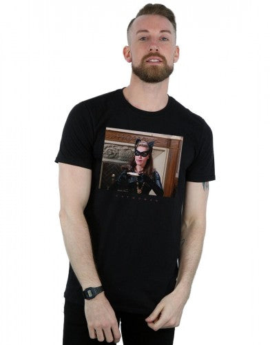 Black - Back - DC Comics Mens Batman TV Series Catwoman Photo T-Shirt