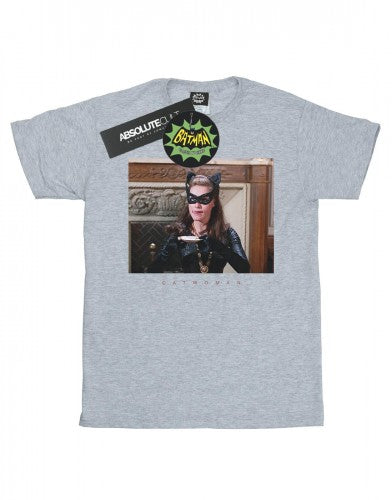 Front - DC Comics Mens Batman TV Series Catwoman Photo T-Shirt