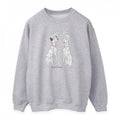 Front - 101 Dalmatians Womens/Ladies Pongo And Perdita Heather Sweatshirt