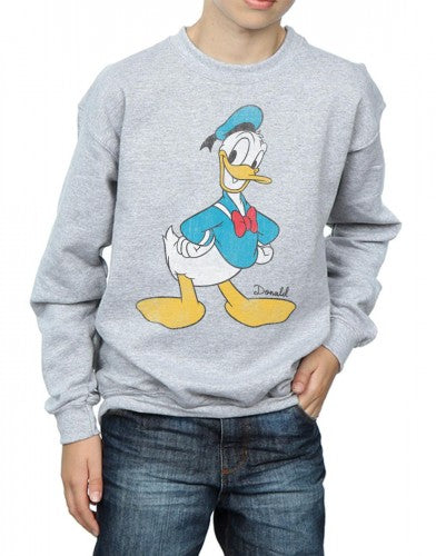 Sports Grey - Lifestyle - Disney Boys Classic Donald Duck Sweatshirt