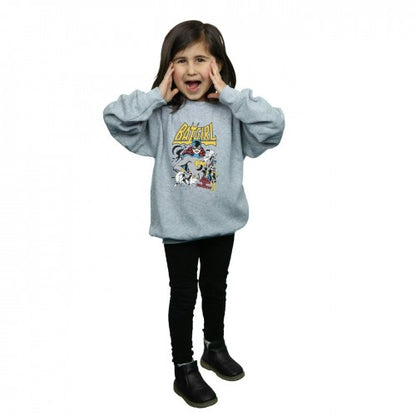 Sports Grey - Lifestyle - DC Comics Girls Heroine Or Villainess Batgirl Cotton Sweatshirt