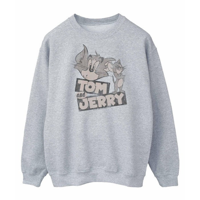 Front - Tom and Jerry Mens Wink Sweatshirt