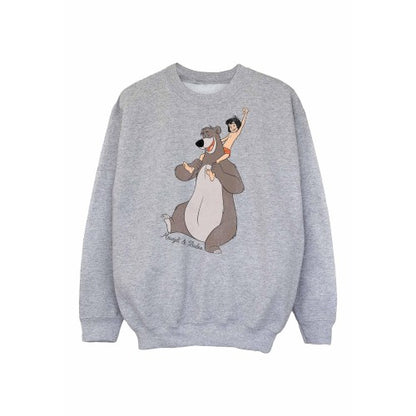 Front - Jungle Book Boys Classic Mowgli And Baloo Sweatshirt