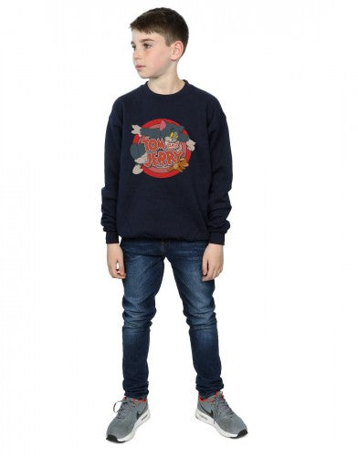 Navy Blue - Lifestyle - Tom and Jerry Boys Classic Catch Sweatshirt