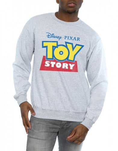 Heather Grey - Pack Shot - Toy Story Mens Logo Sweatshirt