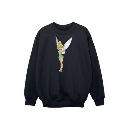 Front - Peter Pan Girls Classic Tinkerbell Sweatshirt