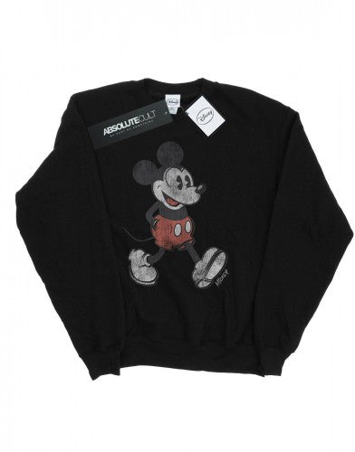 Black - Lifestyle - Disney Mens Walking Mickey Mouse Sweatshirt