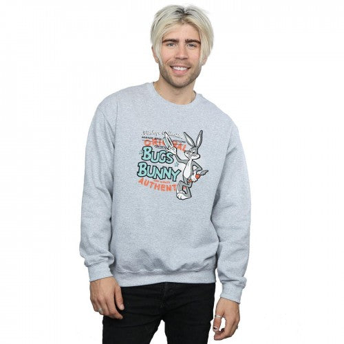 Sports Grey - Back - Looney Tunes Unisex Adult Bugs Bunny Vintage Sweatshirt