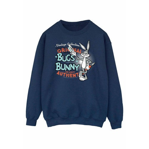 Front - Looney Tunes Unisex Adult Bugs Bunny Vintage Sweatshirt