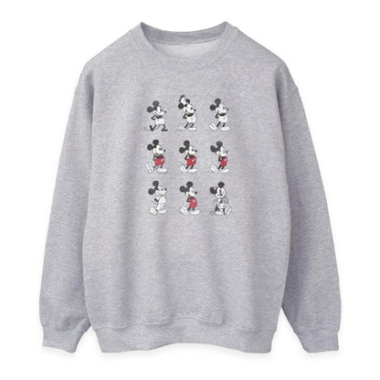 Front - Disney Womens/Ladies Mickey Mouse Evolution Sweatshirt