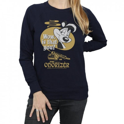 Navy Blue - Lifestyle - Looney Tunes Womens-Ladies Odorizer Pepe Le Pew Sweatshirt