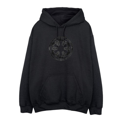 Front - Star Wars: Rogue One Mens Galactic Empire Plans Hoodie