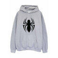 Front - Spider-Man Mens Ultimate Spider Logo Hoodie