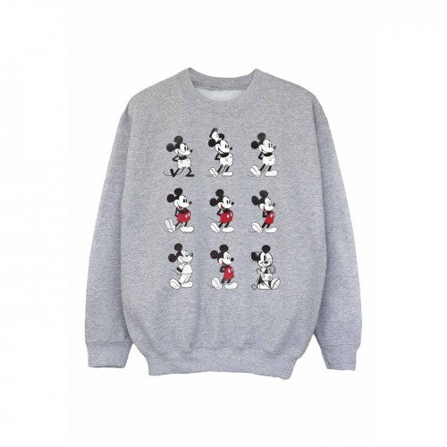 Front - Disney Boys Mickey Mouse Evolution Sweatshirt