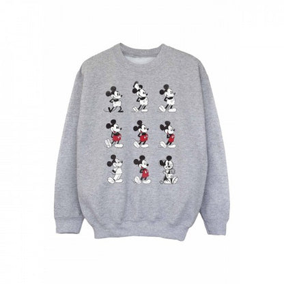 Front - Disney Boys Mickey Mouse Evolution Sweatshirt