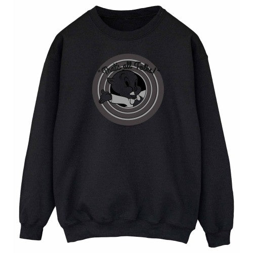 Front - Looney Tunes Womens/Ladies That´s All Folks Porky Pig Sweatshirt