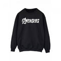 Front - Marvel Avengers Womens/Ladies Distressed Logo Sweatshirt