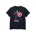 Front - Captain America Boys The First Avenger T-Shirt