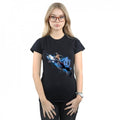 Black - Back - Marvel Avengers Womens-Ladies Thor Splash T-Shirt