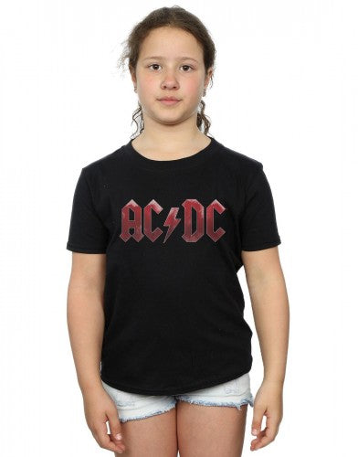 AC/DC Girls Red Ice Logo Cotton T-Shirt | Discounts on great Brands