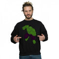Black - Back - Hulk Mens Simple Sweatshirt