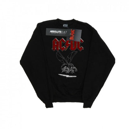 Front - AC/DC Mens Fly On The Wall 1985 Cotton Sweatshirt
