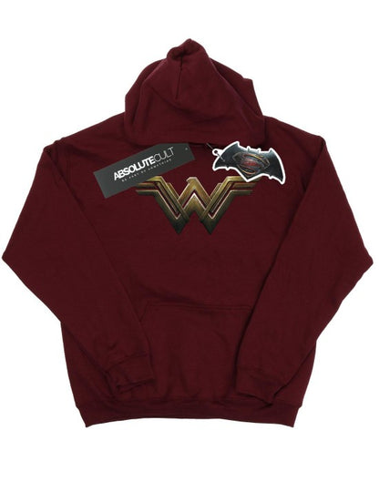 Front - DC Comics Womens/Ladies Wonder Woman Logo Hoodie