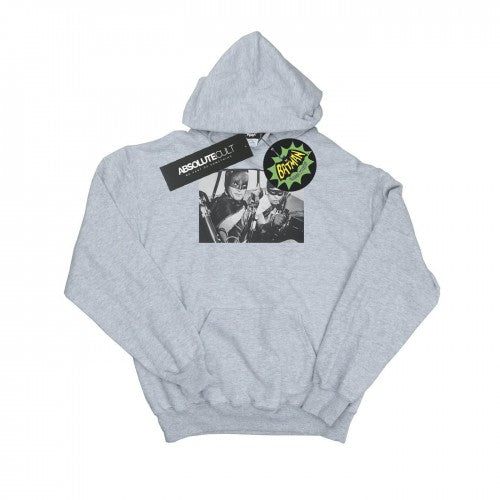 Front - DC Comics Boys Batman TV Series Ready For Action Hoodie