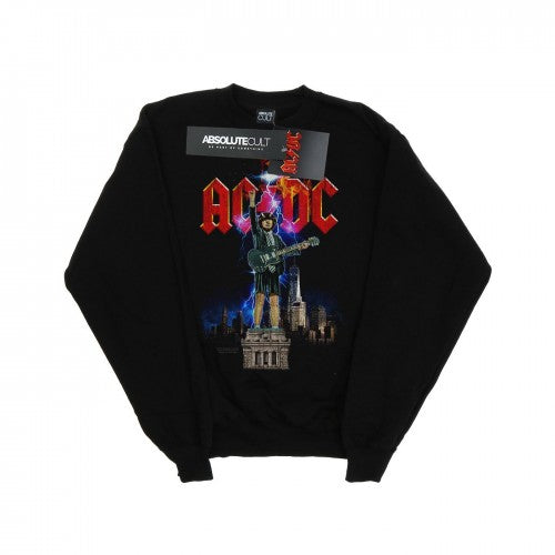 Front - AC/DC Mens Angus NYC Cotton Sweatshirt
