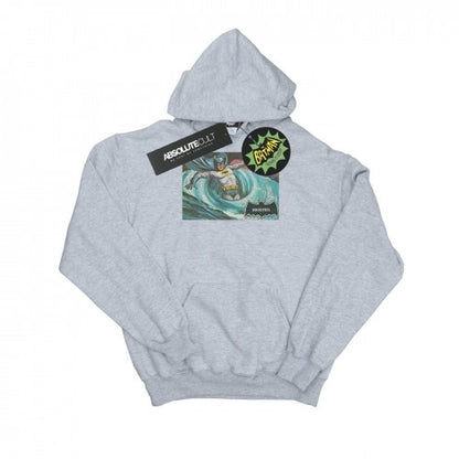 Front - DC Comics Boys Batman TV Series Whirlpool Hoodie